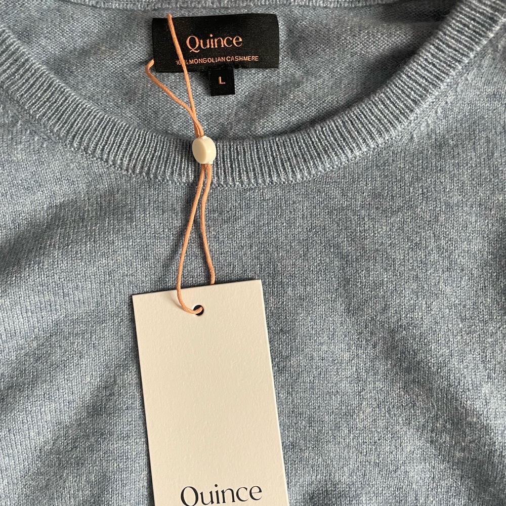 Quince Mongolian Cashmere Crewneck Sweater - Picture 5 of 5